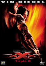 DVD-Cover: xXx - Triple X, mit Vin Diesel, Samuel L. Jackson, Asia Argento, Danny Trejo, Richy M�ller, ...