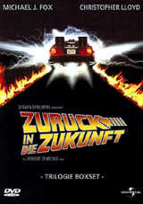 DVD-Cover: Zur�ck in die Zukunft I, II, III (Trilogie Boxset), mit Michael J. Fox, Christopher Lloyd, Lea Thompson, Chrispin Glover, Mary Steenburgen, Thomas F. Wilson, ...
