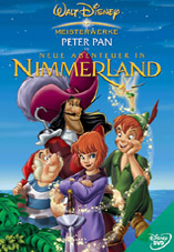 DVD-Cover: Peter Pan 2 - Neue Abenteuer in Nimmerland, mit den Stimmen von Uwe B�schken, Magdalena Turba, David Hellwig, Maximilian Artajo, ...