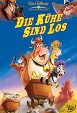 DVD-Cover: Die K�he sind los, mit den Stimmen von Hella von Sinnen, Marie B�umer, Christiane H�rbinger, Beni Weber, Michael Habeck, Hartmut Neugebauer, Oliver Stritzel, Michael R�th, ...