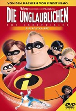 DVD-Cover: Die Unglaublichen, mit den Stimmen von Markus Maria Profitlich, Herbert Feuerstein, Kai Pflaume, Felicitas Woll, Barbara Sch�neberger, ...